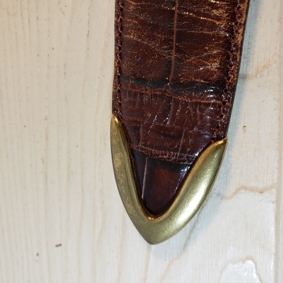 Fossil Men's Leather Belt Sz S - Picture 6 of 6